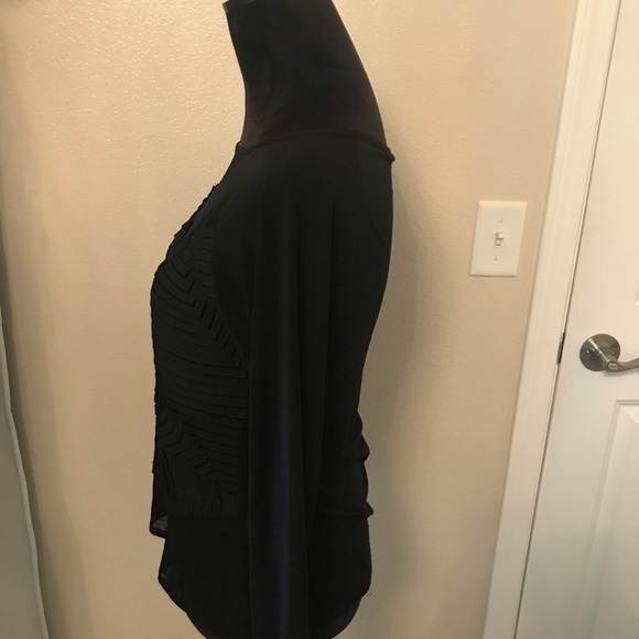 Mariella Rosati Black Abstract Top Size 46 - Picture 3 of 7